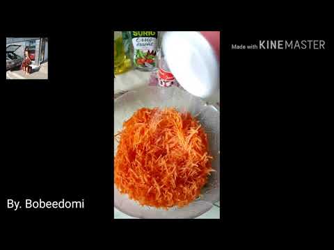 วีดีโอ: สลัดสาหร่ายกับแครอท With