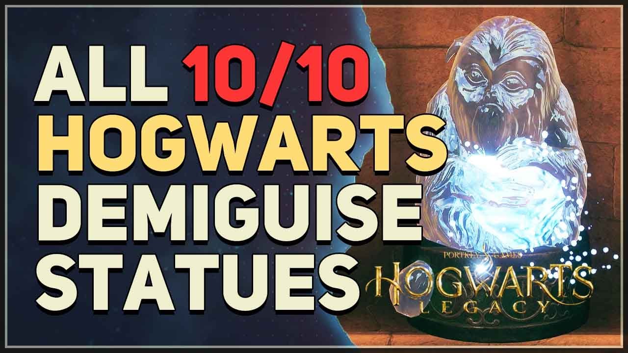 All 10 Hogwarts Demiguise Statues Location Hogwarts Legacy - YouTube