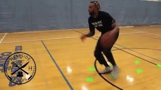 NBA's Derrick Williams( New York Knicks) training with Pro basketball Trainer Julius V.