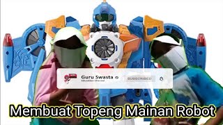 Tutorial || Buat Mainan Topeng Robot dari Kertas || Topeng Robot Terbaru || screenshot 5