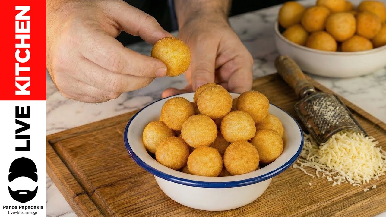 Τυροκροκέτες με Μόνο 2 Υλικά😋Το τέλειο ορεκτικό σε 15 λεπτά 2-Ingredient Cheese Balls! 🧀 (15 min) – Video
