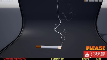 Cigarette Smoke Effect | Unreal Engine Niagara | UE4 Niagara