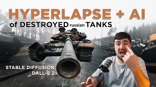 AI-Enhanced Hyperlapse of Tanks. Dall-e 2 Outpainting