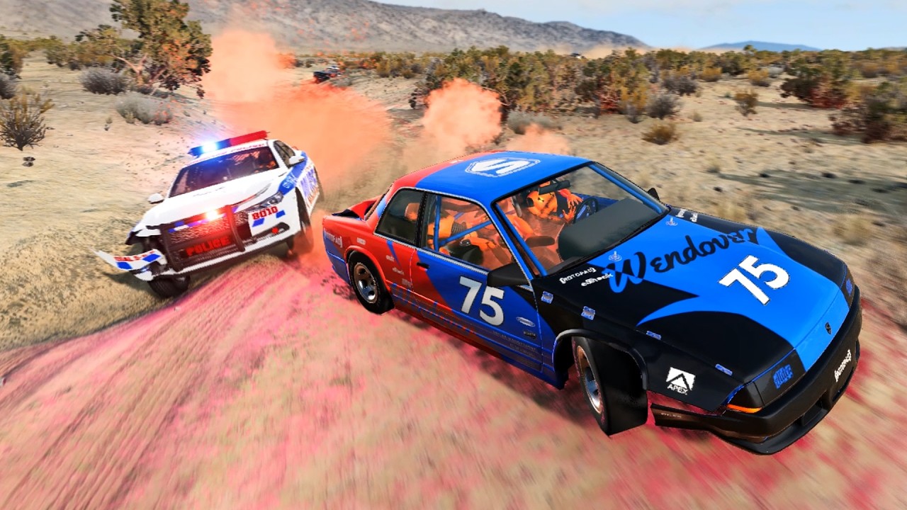 99% Chance of Not Escaping This Police Chase | BeamNG.drive #9