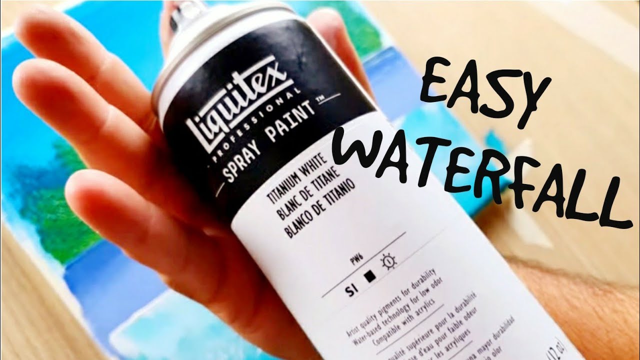 KING ART N 329 PAINT AN EASY WATERFALL STEP BY STEP YouTube