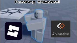 How to make a punching animation on roblox studio!