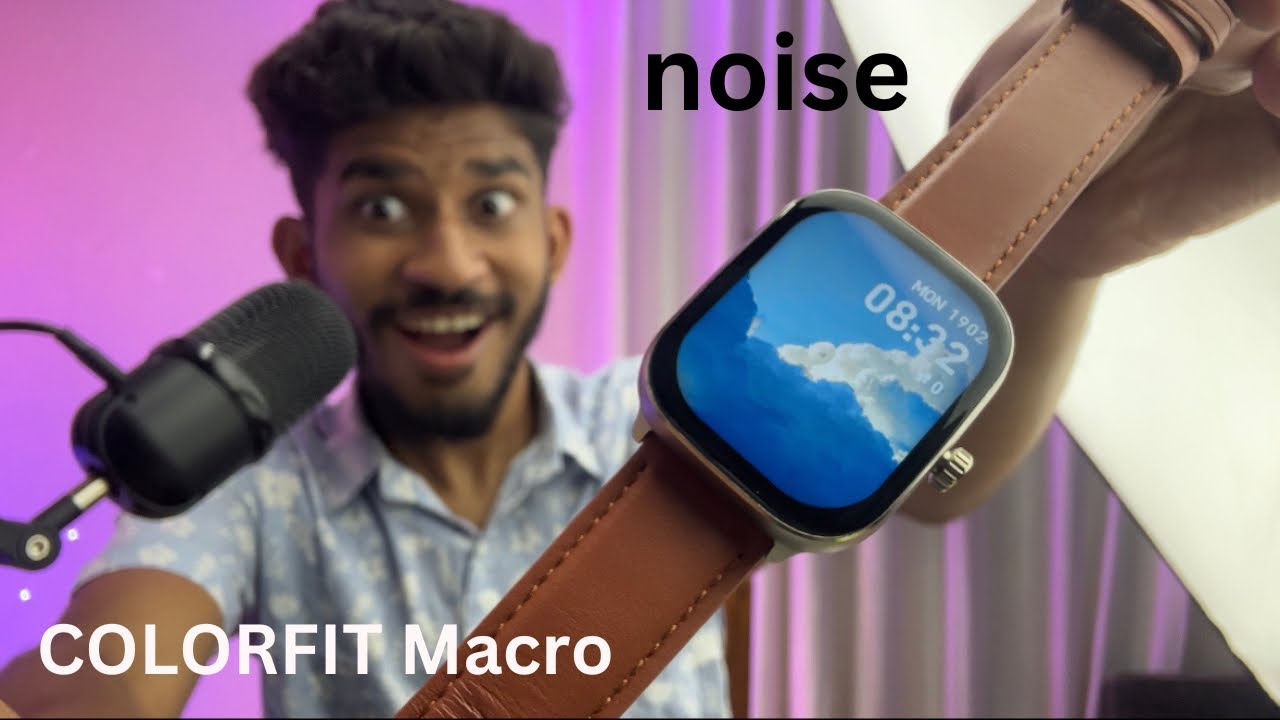 Noise Colorfit Macro Smartwatch Unboxing And First Impression YouTube