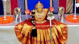 Quick and Easy Varamahalakshmi saree draping & decoration / How to drape saree for varalakshmi pooja