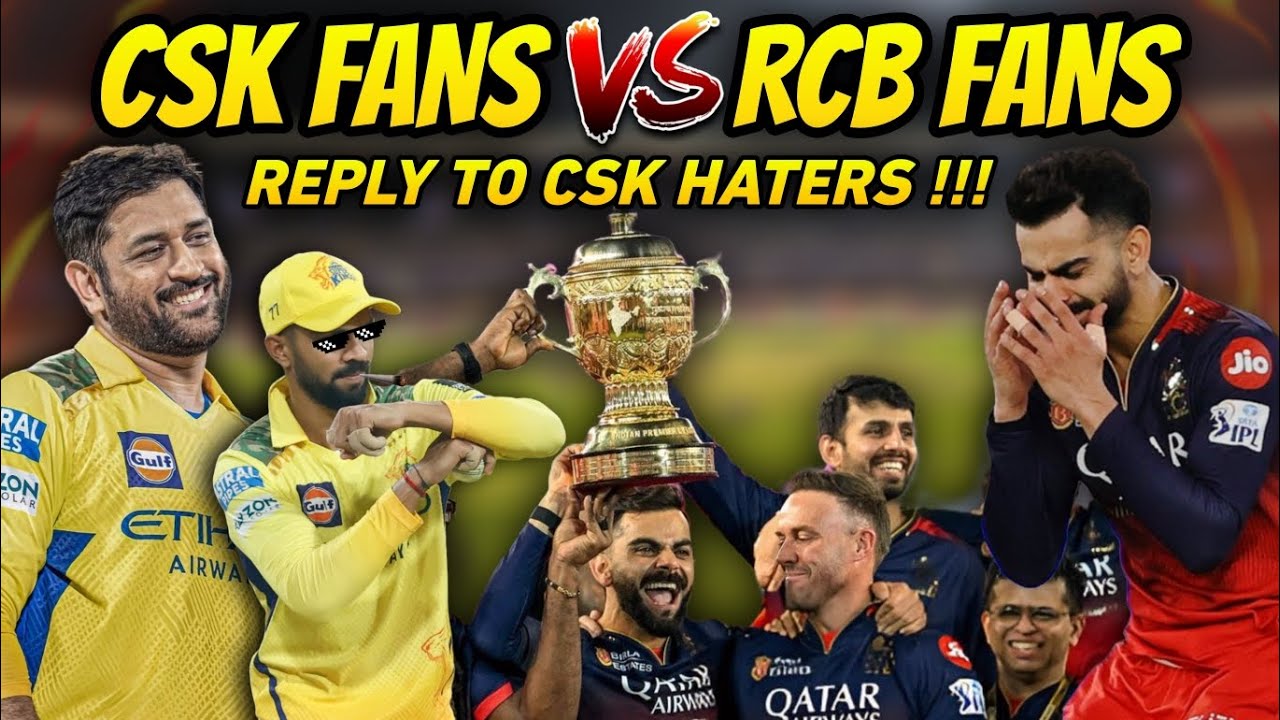 CSK Reaction Vs RCB Celebration ! End Of IPL 2025 - YouTube