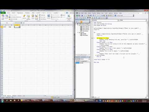 Microsoft Excel 2010 Level Four Video 19 Do Loop IF and Exit Sub