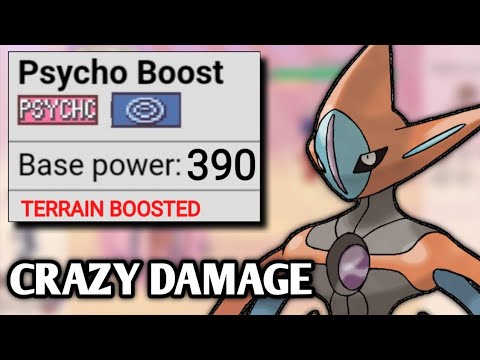 PSYCHO BOOST + PSYCHIC TERRAIN DEOXYS-A DESTROYS HIGH LADDER UBERS | POKEMON SCARLET AND VIOLET