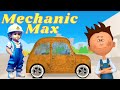 Mechanical makeover mechanic max car for children cartoon for kids