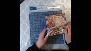 Quickest 6 x 6 Mini Album Ever!! Tutorial Part 1