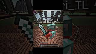 Laggy Player VS best player in lobby😈#minecraft #pvp #clips