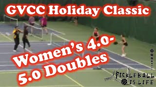 Heim & Rogers v  Webber and Warfel - Woman's 5.0 Doubles - Green Valley CC Holiday Classic