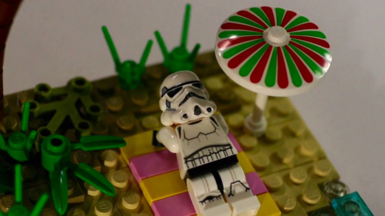 LEGO Stormtrooper on Scarif MOC