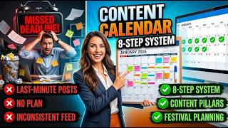 👉 Social Media Content Calendar: The Complete 2026 Guide 📅 | 8 Steps