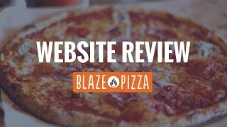 Blaze Pizza | Website Review 003