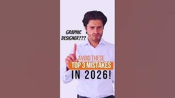 Avoid Top 3 mistakes in 2026|Graphic Designer #graphicsdesign #youtubrshorts