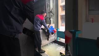 Video record of the entire production process of gate valve dedicated machines