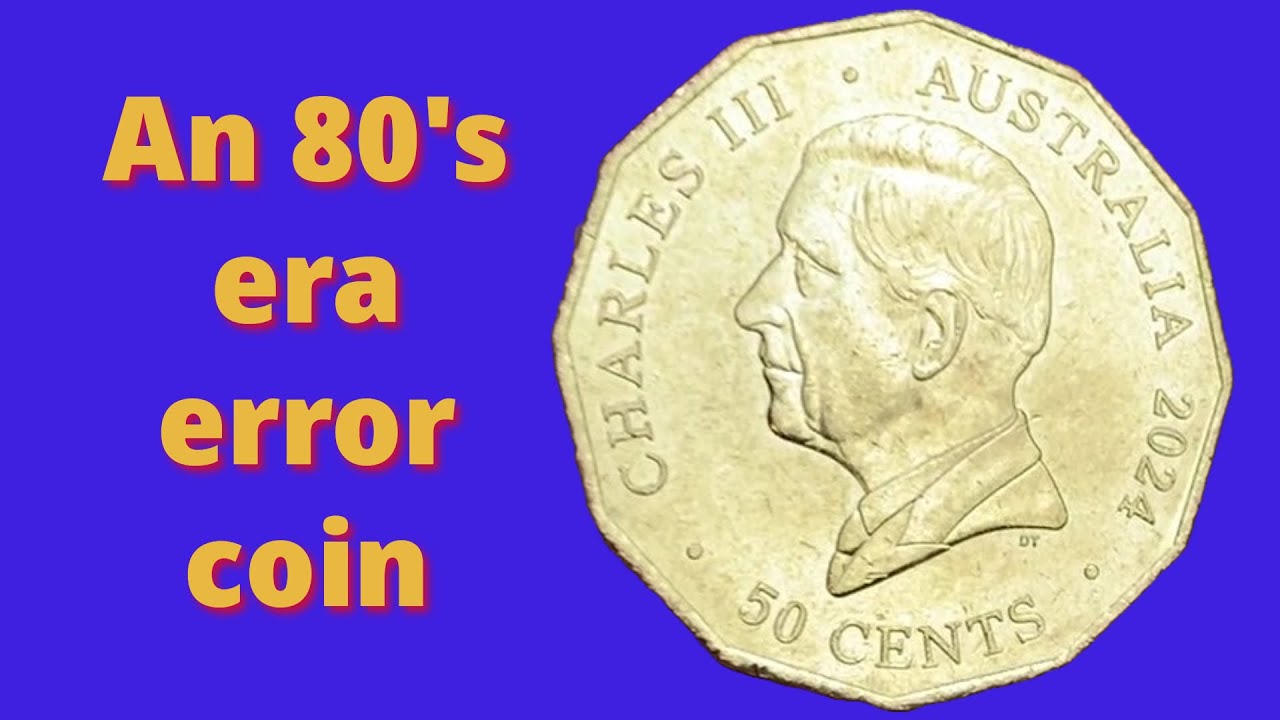 An 80's era error coin - 50c Australian Book 10, Ep 3