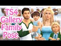 Creating a family pose for The Sims 4 Gallery using blender 👨‍👩‍👧‍👦
