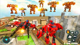 Jet Robot Car Transformation Robot Car Games Android Gameplay screenshot 4
