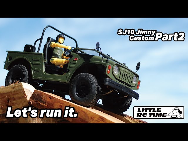 WPLRCカードリフト使用‼️ First, let's try running it on the athletic course. SJ10 Jimny