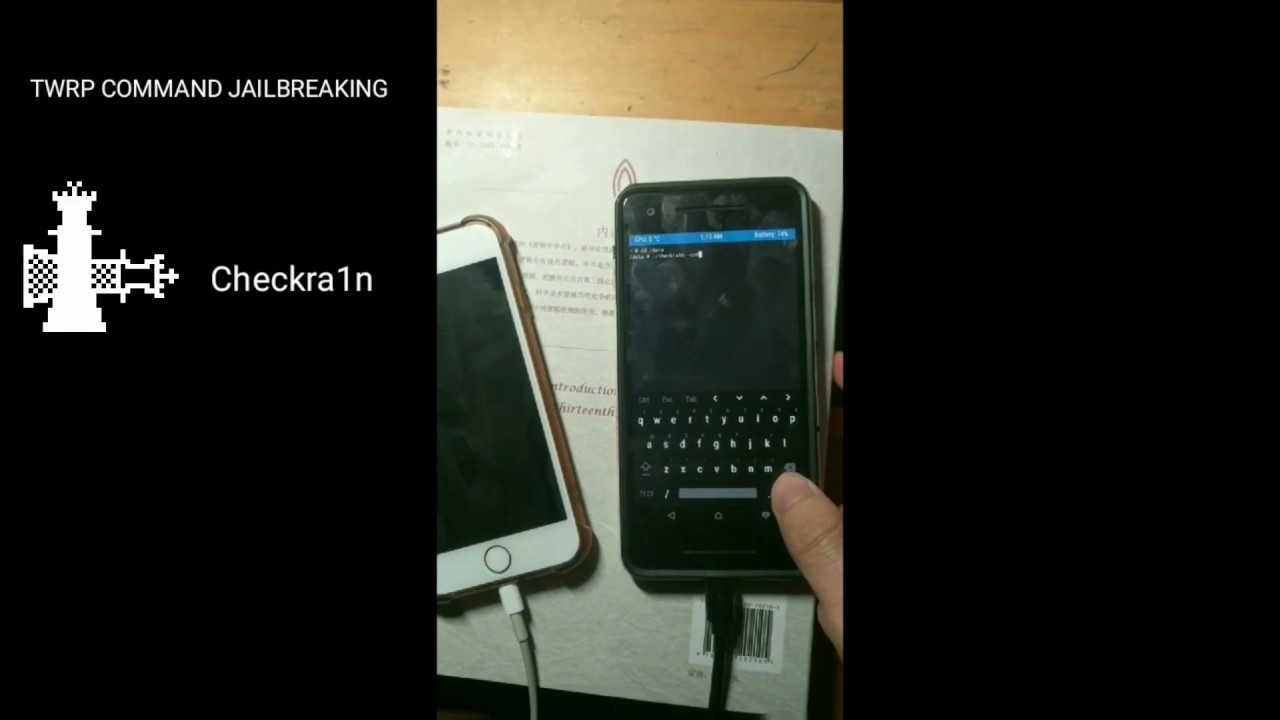Checkra1n Jailbreak through TWRP Android Phone