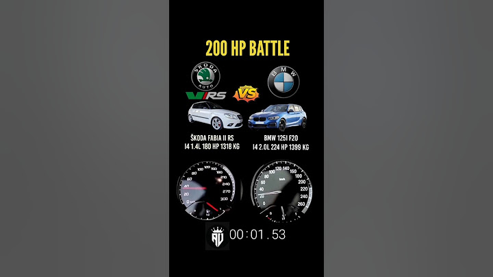 Škoda Fabia II RS BMW 125i F20 i4 2.0L 224 HP #drag #acceleration #bmw #carwow