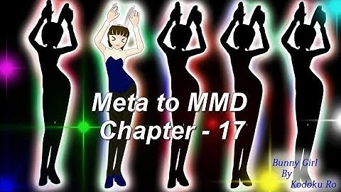 Meta to MMD - Chapter 17 - Creating Objects, Trying some attachments and Render Picture