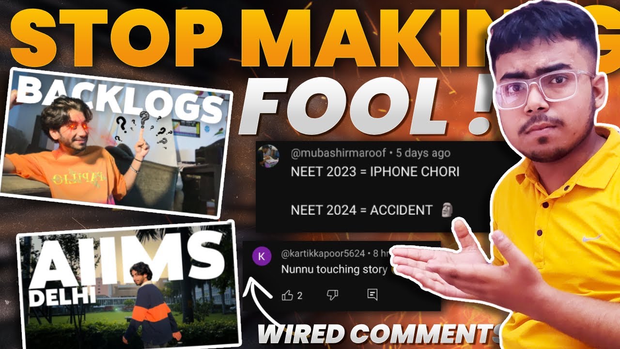 Exposing Neet Study Vloggers 