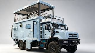 Qixing FAW Xueying Heavy-Duty Truck RV: Wet and Dry Bathroom Separation, Independent Bedroom Door...