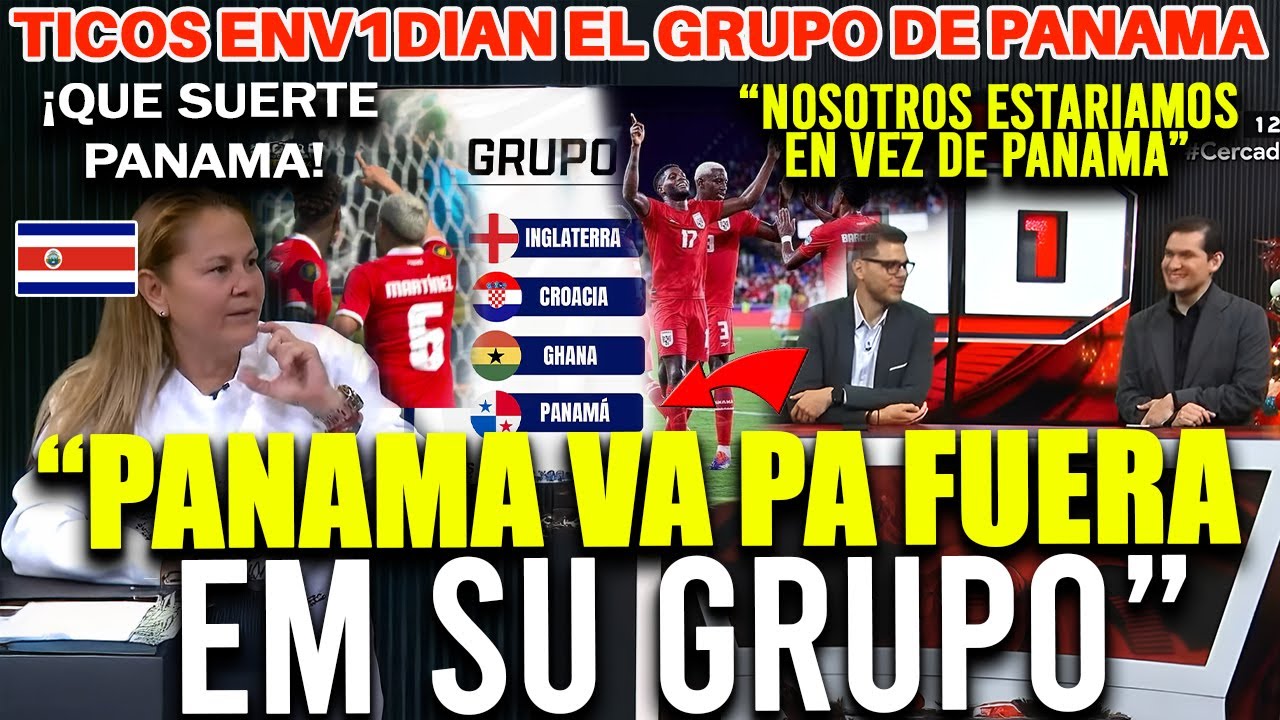 TICOS CON ENVIDIA SE M0FAN DE PANAMÁ, PERO SOLO PROYECTAN SU FRUSTRACIÓN POR NO CLASIFICAR!