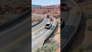 Realistic Highway Car Crash High-Speed Accidents in BeamNG drive Description
