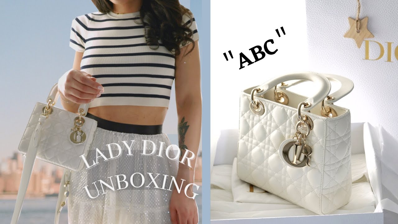Lady Dior Unboxing - Latte Abc Dior - Youtube