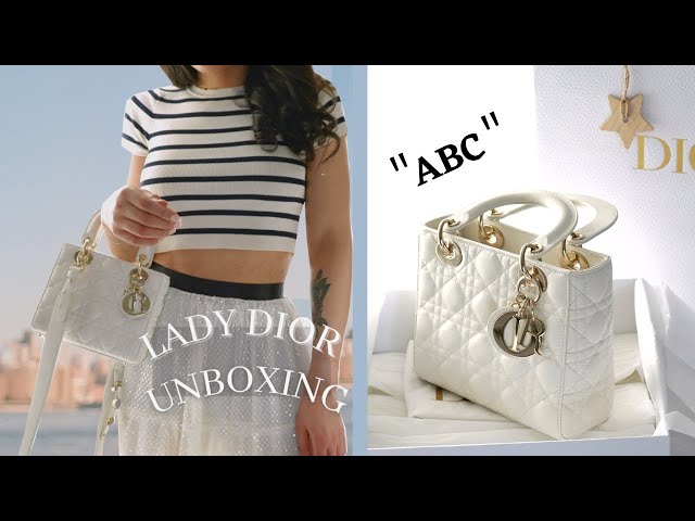 Lady Dior unboxing - Latte ABC dior - YouTube