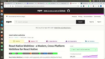 react-native-webview integration with react-native