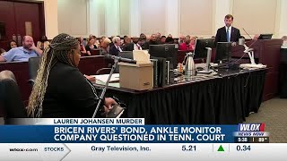 Bricen Rivers' bond, ankle monitor company question in Tennessee court