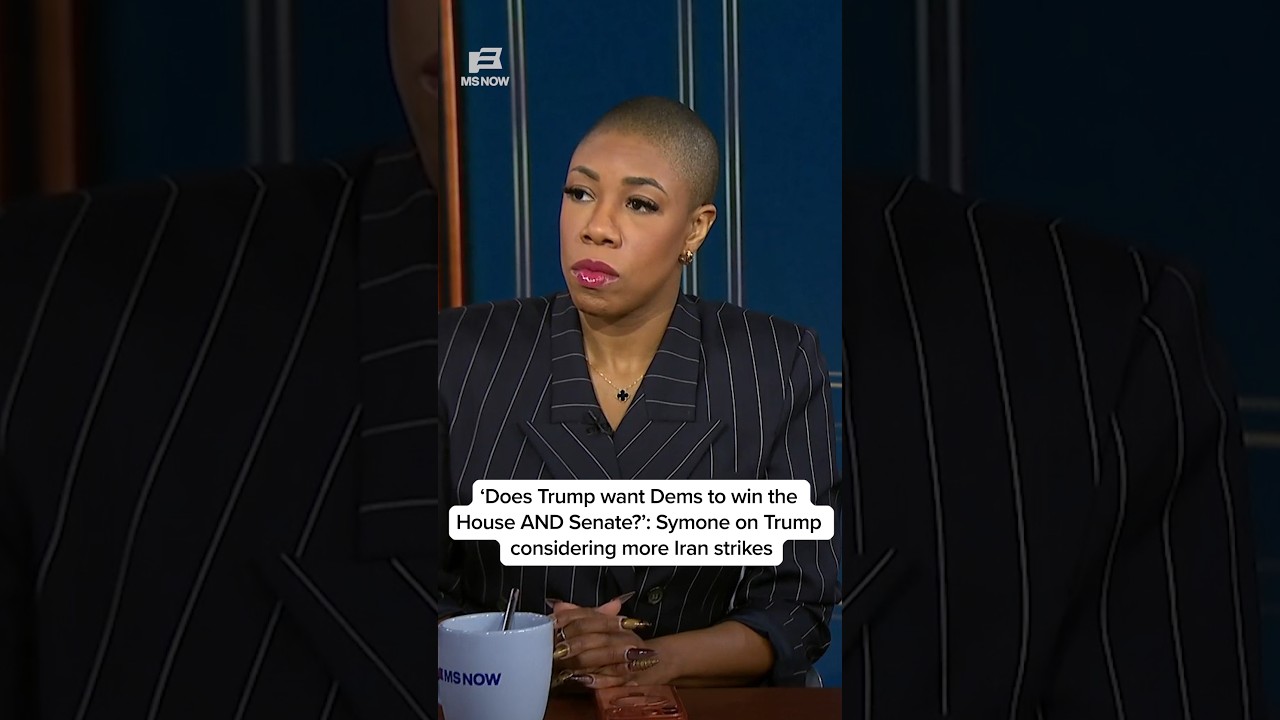 'Does Trump want Dems to win the House AND Senate?' Symone on Trump considering more Iran strikes
