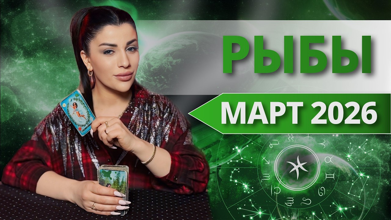 РЫБЫ ♓️ МАРТ 2026 | Таро расклад для Рыбы на МАРТ 2026 от Анны Арджеванидзе