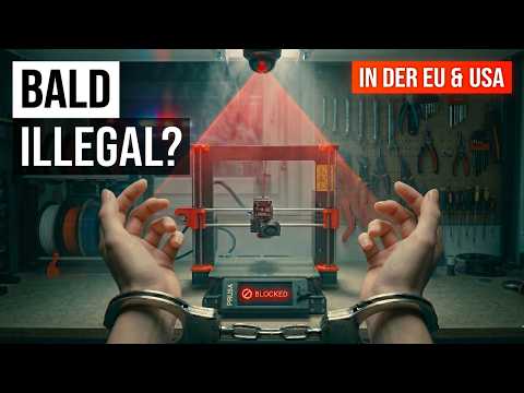 Wird mein 3D Drucker bald illegal? Was in Kalifornien und Brüssel gerade passiert