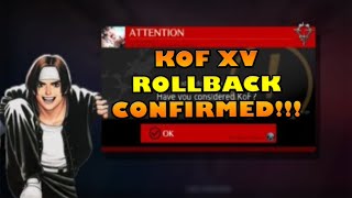 SNK CONFIRMS ROLLBACK NETCODE FOR KOF XV!!!!!!
