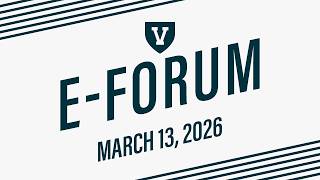 University of Vermont E-Forum | March 13, 2026