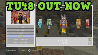 Minecraft Xbox 360 / PS3 - TU48 OUT NOW - Changes & Skin Pack