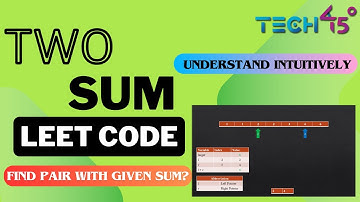 Two Sum - LeetCode 1 | Visual Explanation | Python | Find pair with given sum?