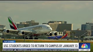 USC students urged to return to campus by Jan. 13