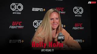 Holly Holm responds to Ronda Rousey return rumors