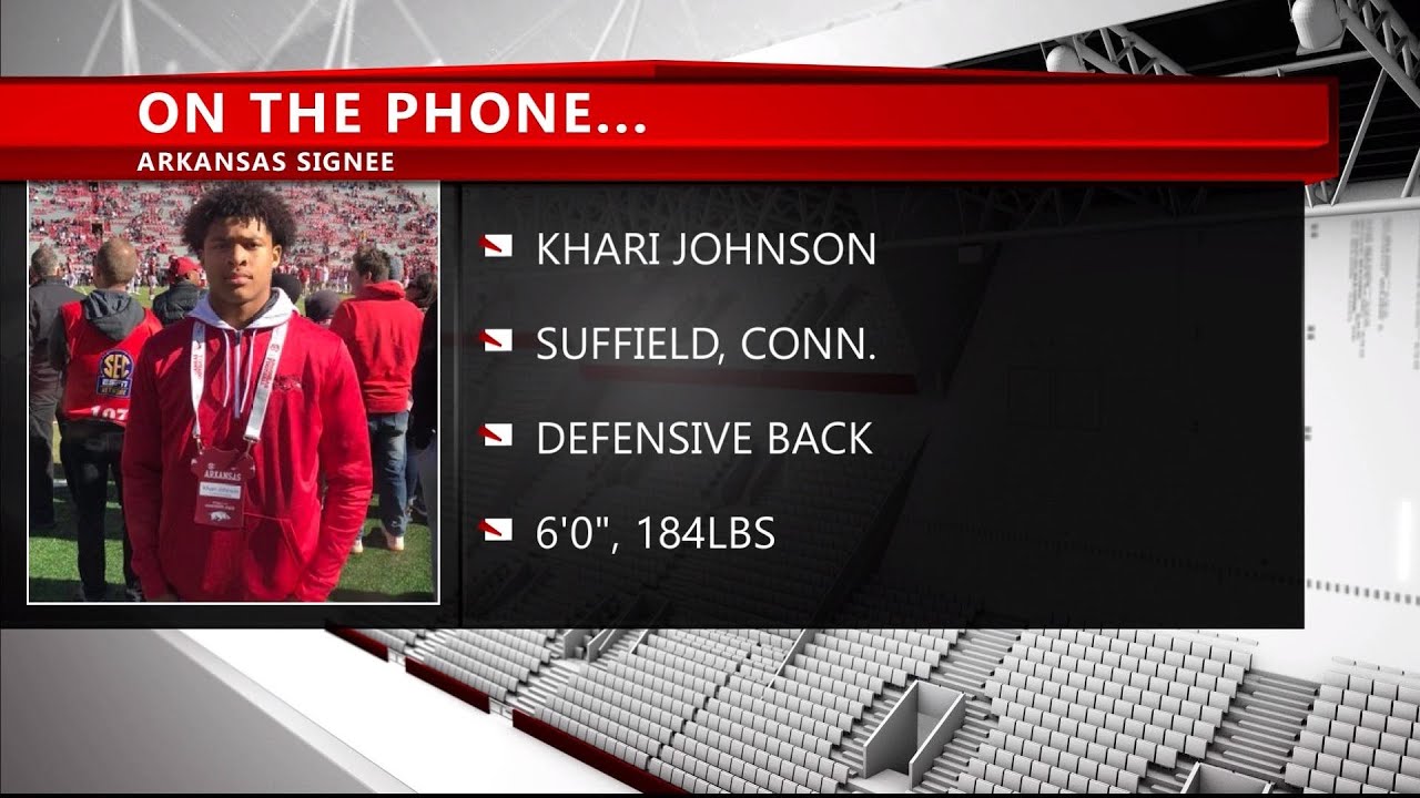 Future Razorback Catching Up With Future Razorback Khari Johnson - YouTube
