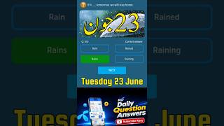 23 June 2026 Questions and Answers | My Telenor Today Questions | Telenor Questions Today